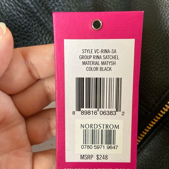 Vince Camuto Black leather satchel - Picture 7 of 8